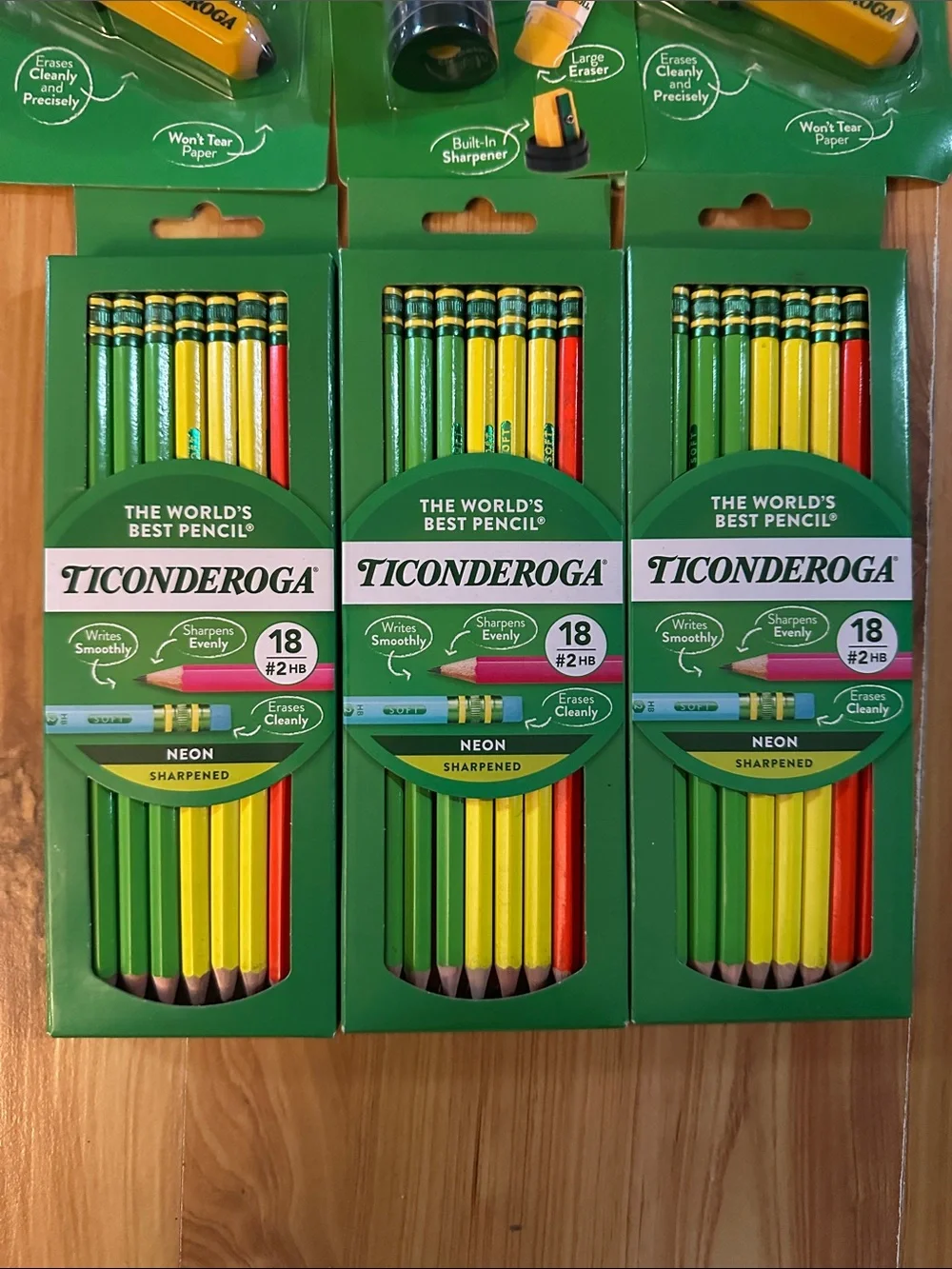 N/A packs ticonderoga